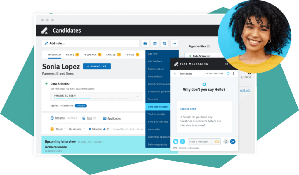 Lever's recruitment marketing software